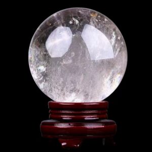 Natural White Crystal Ball Ornament