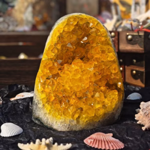 Natural Citrine Geode