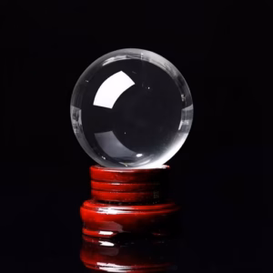 Collector's grade natural crystal ball