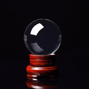 Collector's grade natural crystal ball